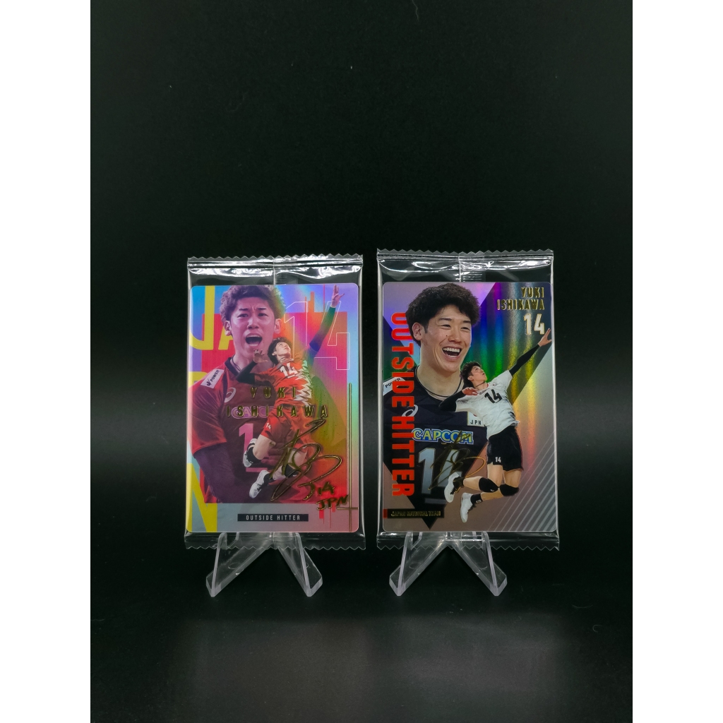Card YUKI ISHIKAWA : BANDAI JAPAN NATIONAL VOLLEYBALL TEAM Twin Wafers