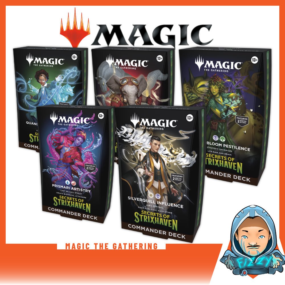 [FIZZY] Magic the Gathering (MTG): Secrets of Strixhaven - Commander Deck