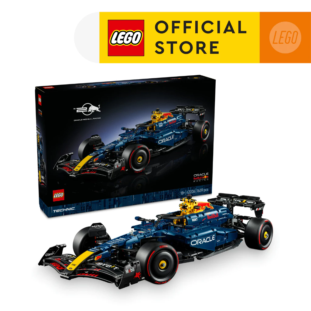LEGO Technic 42206 Oracle Red Bull Racing RB20 F1 Car (1639 Pieces), Building Blocks, Kids Toy
