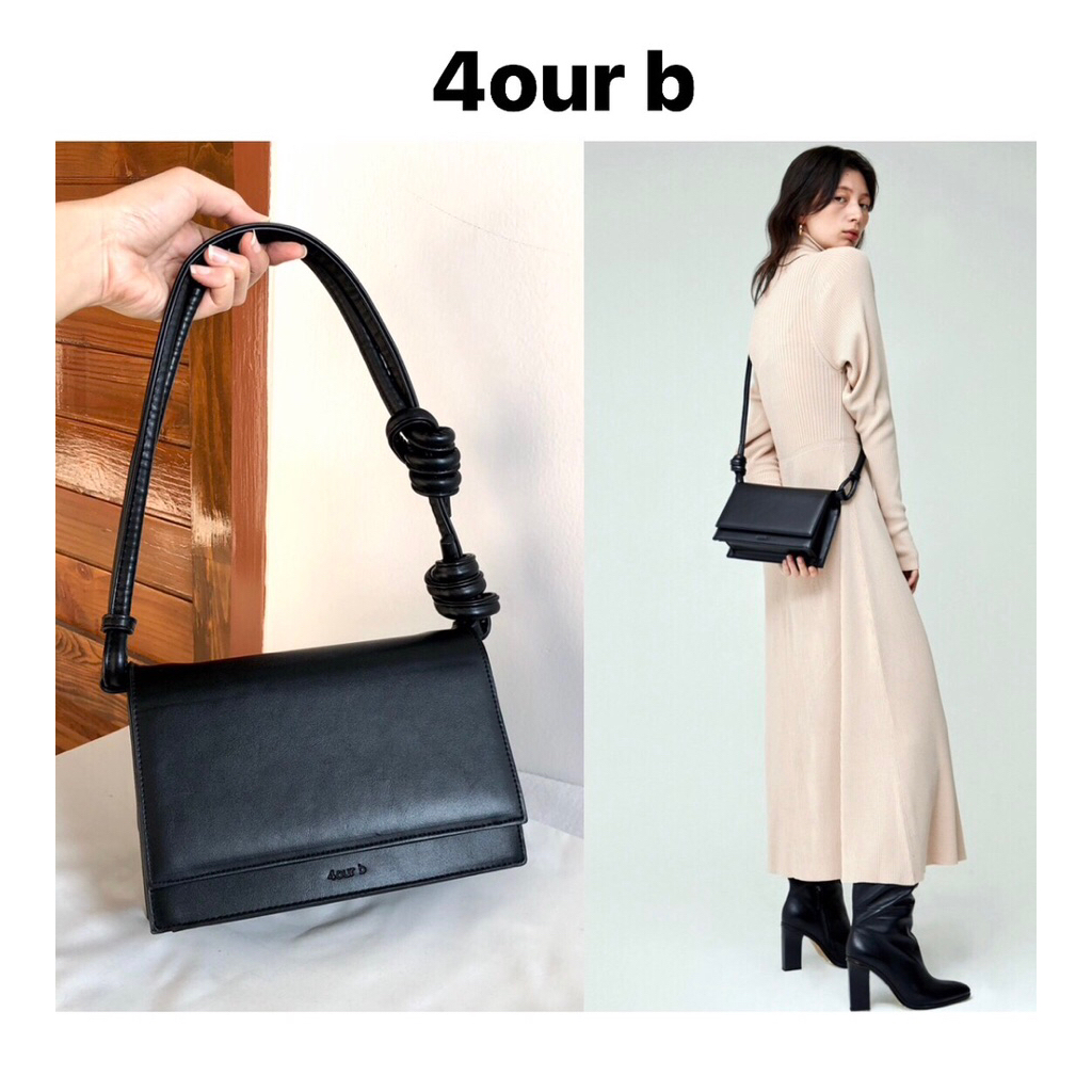 4our b Brick Rope Bag_Black มือสองของแท้ 💯