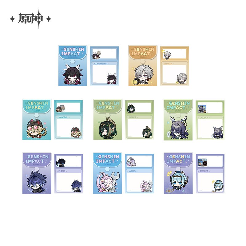 [Pre-order/อ่านรายละเอียดก่อนสั่ง] โพสท์อิทตั้งโต๊ะ Nod-Krai (Emoji Ver.)