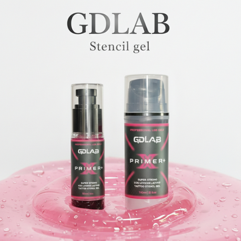 น้ำยาลอกลาย GDlab ติดทน เนื้อเจลหนึบแต่ไม่เหนียว
