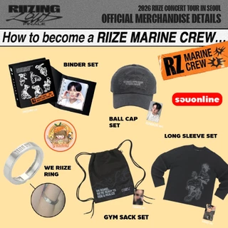[พร้อมส่ง] 2026 RIIZE [RIIZING LOUD] FINALE in SEOUL MD🧡 WE RIIZE BLANKET/RING/BINDER/BALL CAP/GYM SACK/LONG SLEEVE