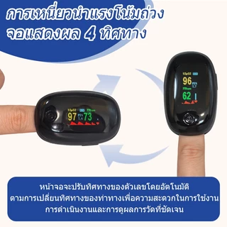 ส่งเร็ว เครื่องวัดออกซิเจน วัดออกซิเจน ปลายนิ้ว Fingertip Pulse Oximeter อุปกรณ์ตรวจวัดชีพจร เครื่องวัดออกซิเจนปลายนิ้ว