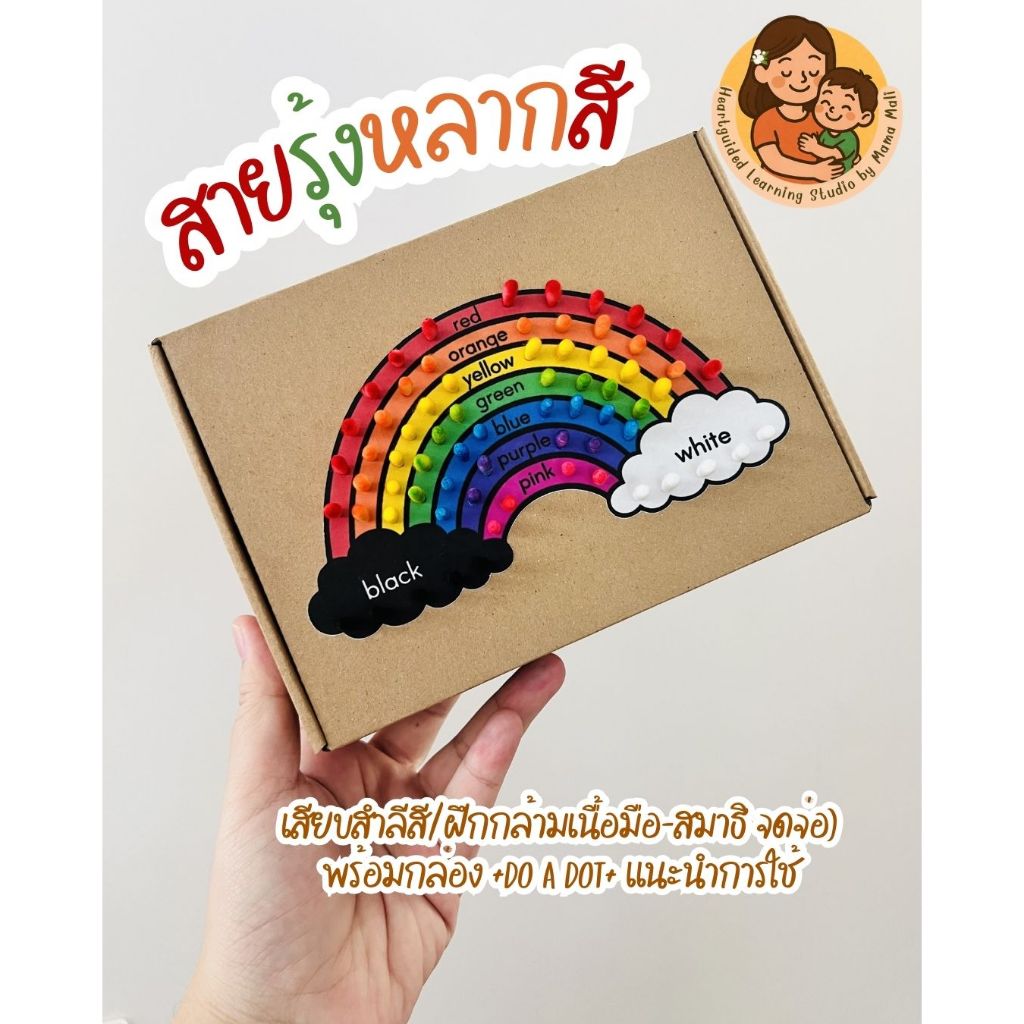 Sensory Exploration Boxes (Parent-Guided) – กล่องฝึกกล้ามเนื้อมัดเล็ก Made to Order 7-10 Days