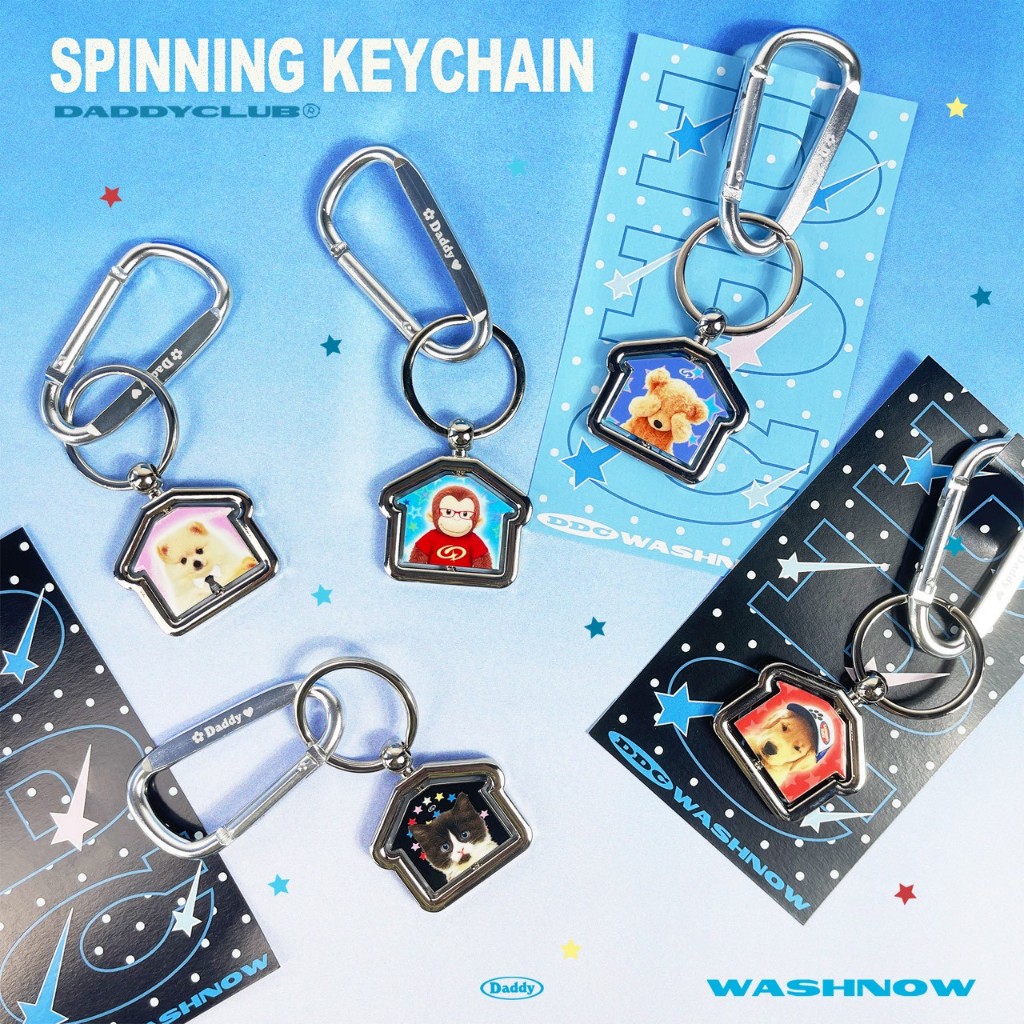 DADDYCLUB | Spinning Keychain พวงกุญแจ สุดน่ารัก