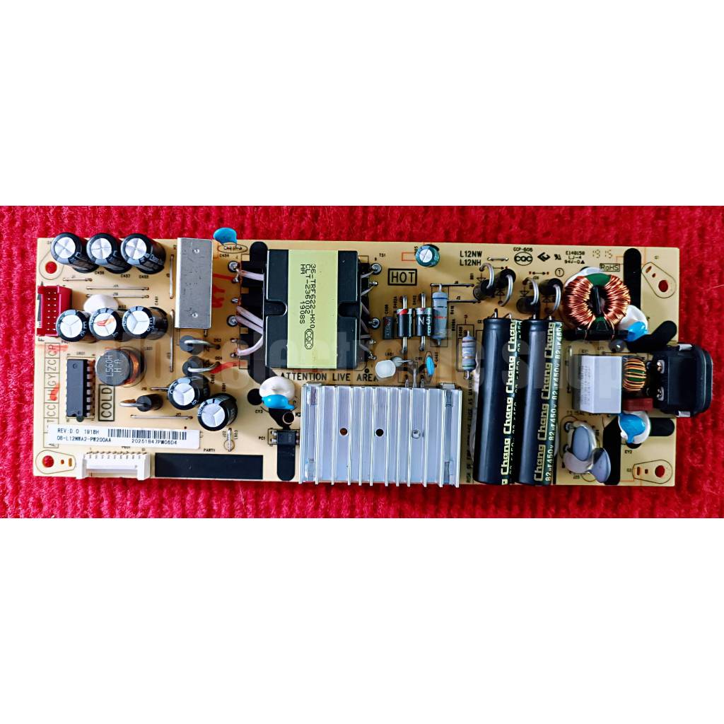 เพาเวอร์ซัพพลายทีวี TCL รุ่น LED55P65US , LED55UE6000 , LED55SE5000 พาสบอร์ด 08-L12NWA2-PW200AA