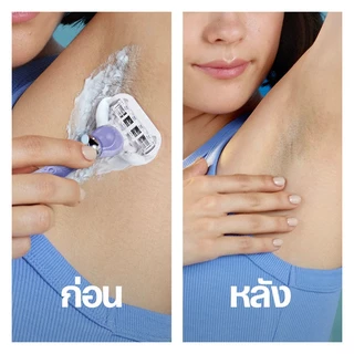 ยิลเลตต์ วีนัส ดีลักซ์ สมูธ สเวิร์ล มีดโกน 1 ด้าม พร้อมใบมีด 2 ชิ้น