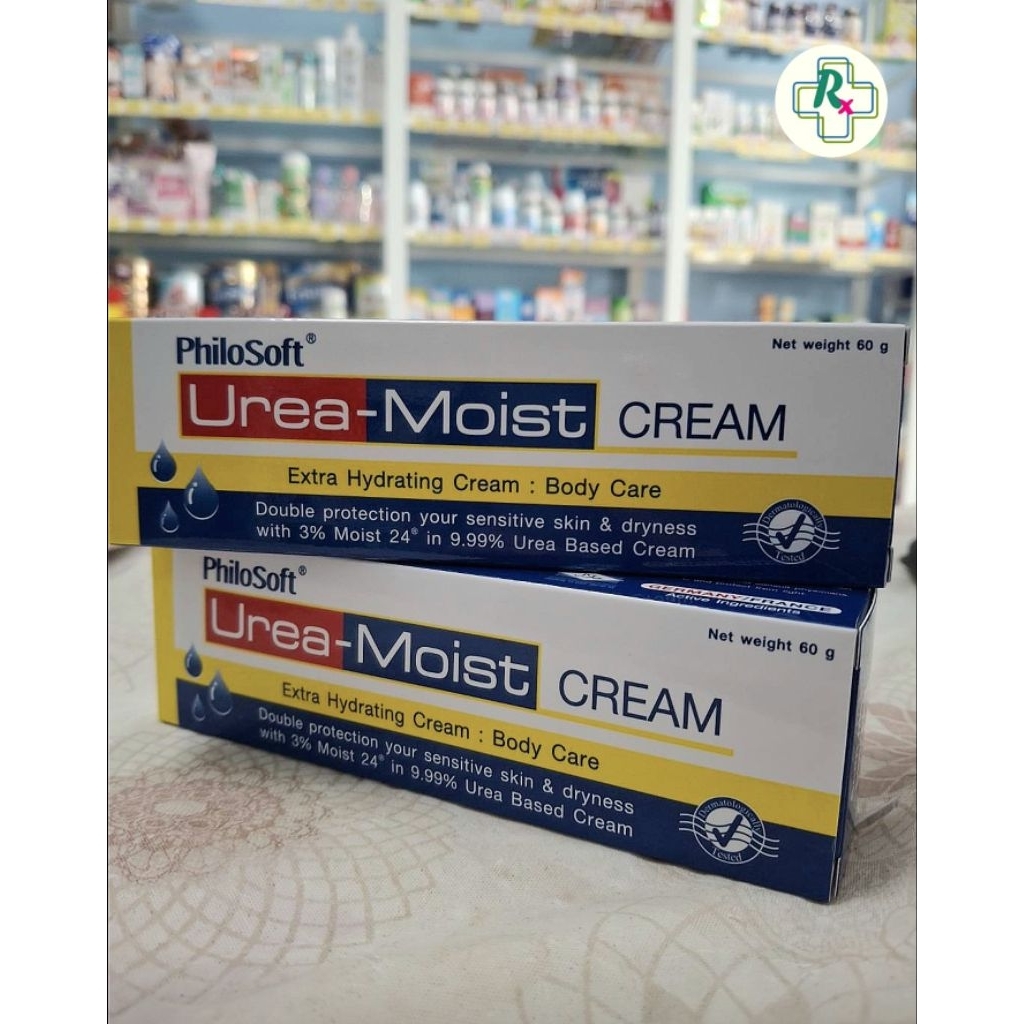 Philosoft urea-moist cream 60g. บำรุงผิวกาย📍[ส่งตรงจากร้านยา]