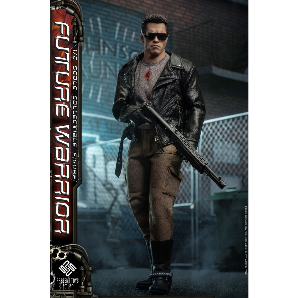 PRESENT TOYS 1/6 collectible toy Future Warrior Leather version PT-sp80
