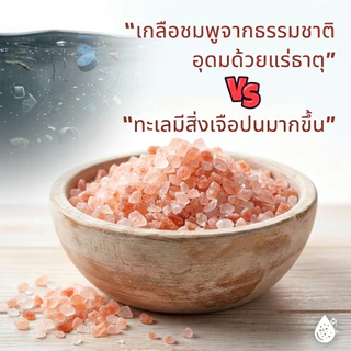 เกลือชมพู หิมาลัยแท้100% มี อย. เกลือเพื่อสุขภาพ พร้อมส่งทุกวัน