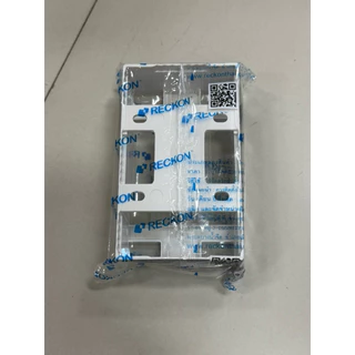 กล่องลอย บ๊อกซ์ลอย ขนาด 2x4 ( 1ลัง 50ใบ ) (RKB-408A) 70*120*40 mm ขอบเหลี่ยม ยี่ห้อ Reckon ใช้กับรุ่นใหม่
