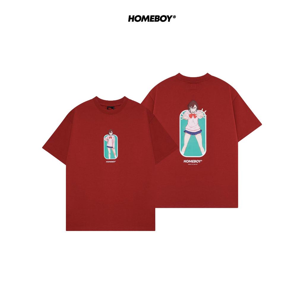 HOMEBOY เสื้อOVERSIZE  HB.MOMO.AYASE   คอตตอน100% ใส่ได้ทุกวัน ราคา ถูกที่สุด ดีลบีเคเค แกลเลอรีภาพที่ 2