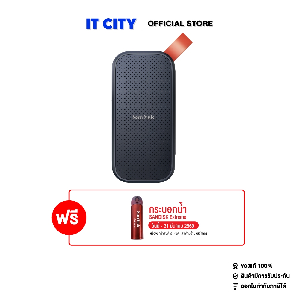 SANDISK SDSSDE30 Portable SSD 1TB (Read speed up to 800MB/s,) MS4-000939
