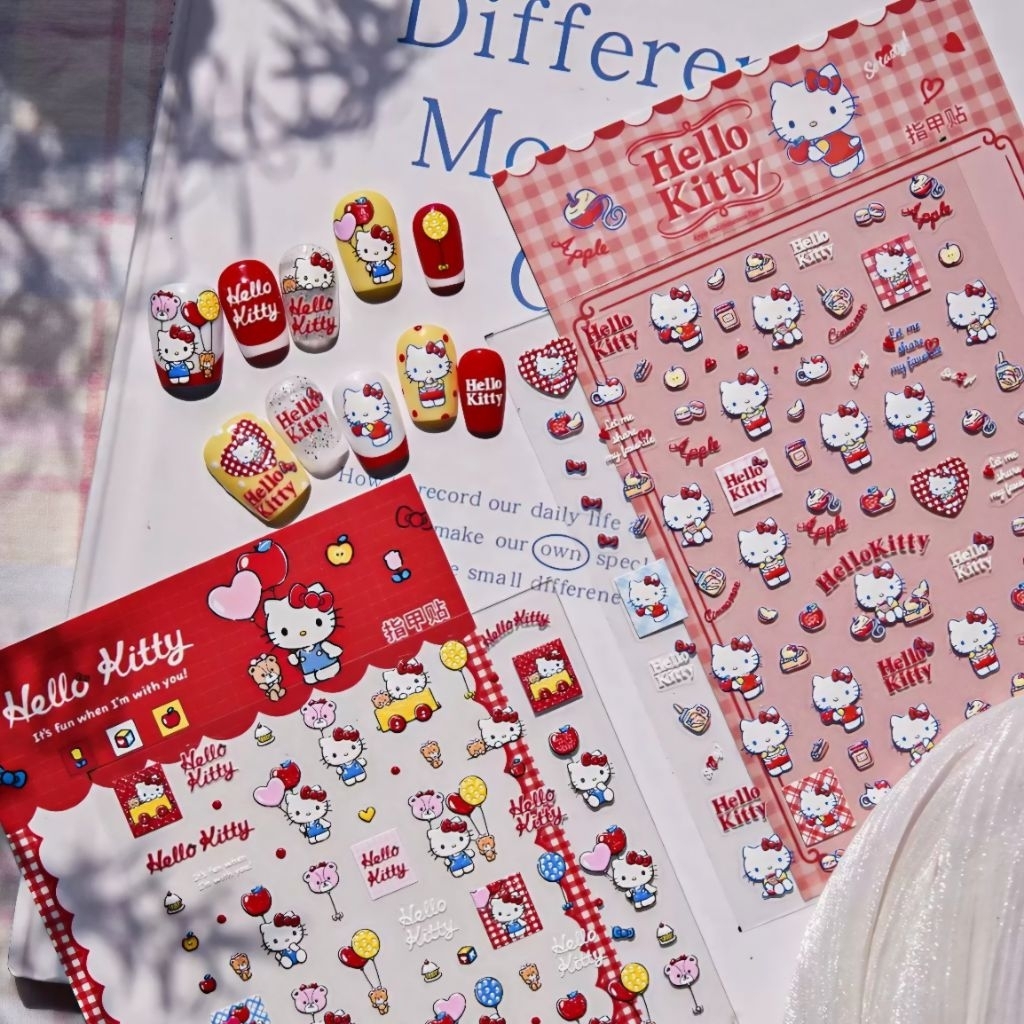 พร้อมส่งจากไทย!! สติกเกอร์ติดเล็บ สติกเกอร์ลายนูน สติกเกอร์ 5D ลายSanrio Tomoni สติกเกอร์ตกแต่ง ติดโทรศัพท์สิ่งของน่ารัก