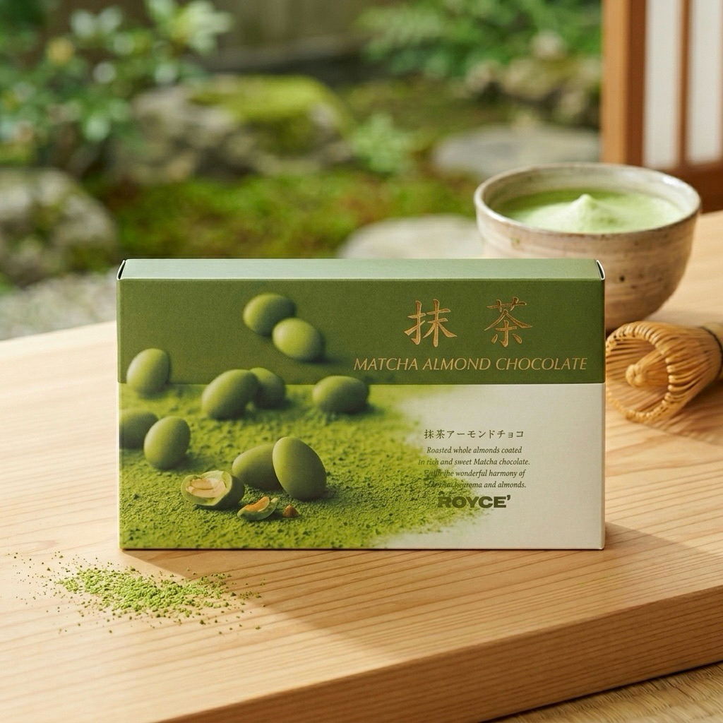พรีออเดอร์ Royce matcha almond chocolate อัลมอนด์เคลือบช็อคชาเขียว