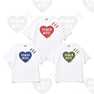 พร้อมส่งในไทย เสื้อยืด​ HUMAN MADE Daily สกรีนวันที่ s/s tee 2026(Red, Navy) ของแท้จากShop ญี่ปุ่น