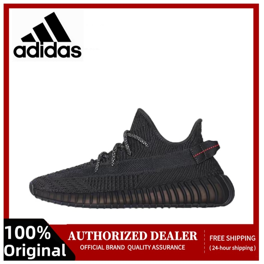 Boost 350 V2 รองเท้าวิ่งที่สะดวกสบาย Unisex สีดำ FU9006