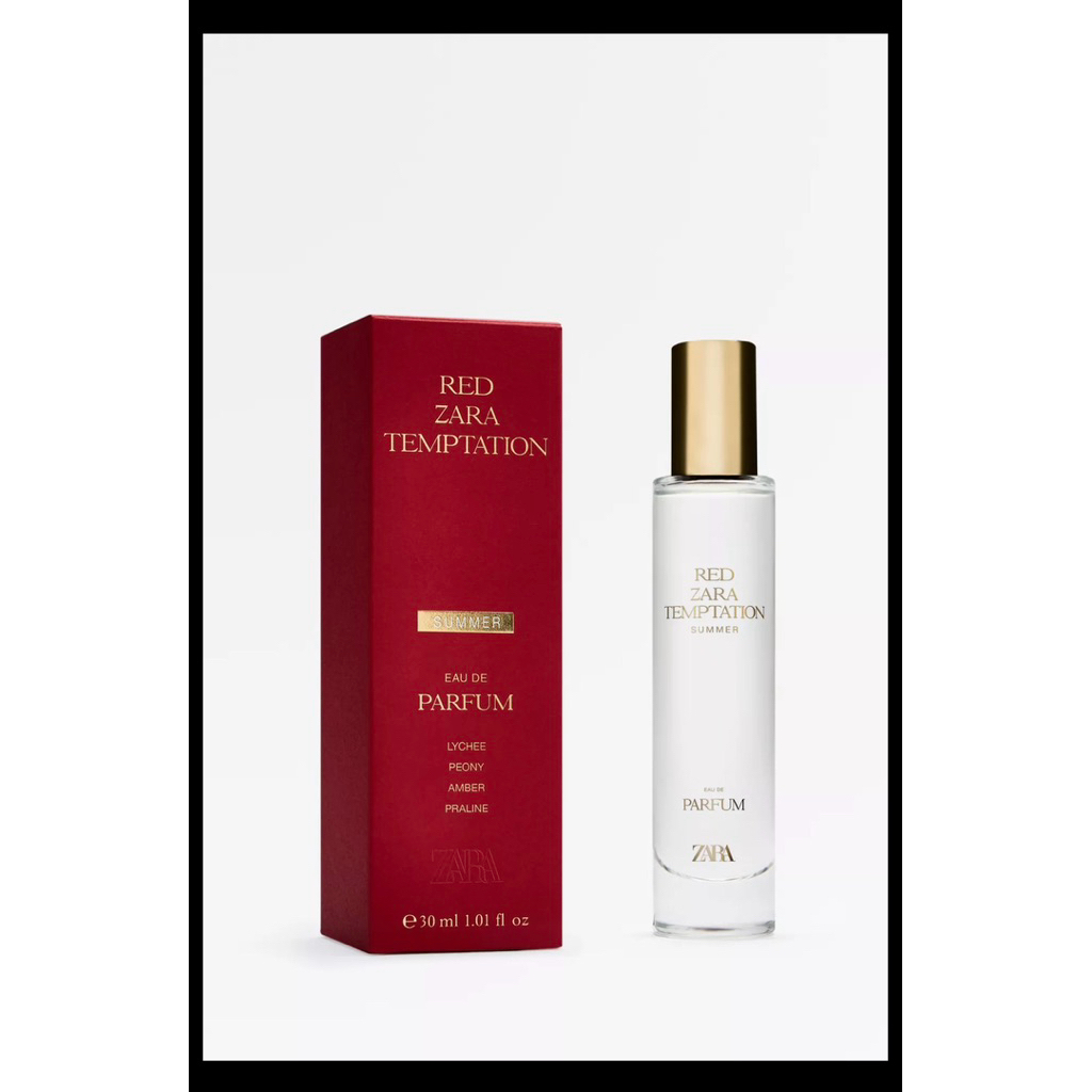 น้ำหอม ZARA 💯 กลิ่น RED ZARA TEMPTATION Summer EDP