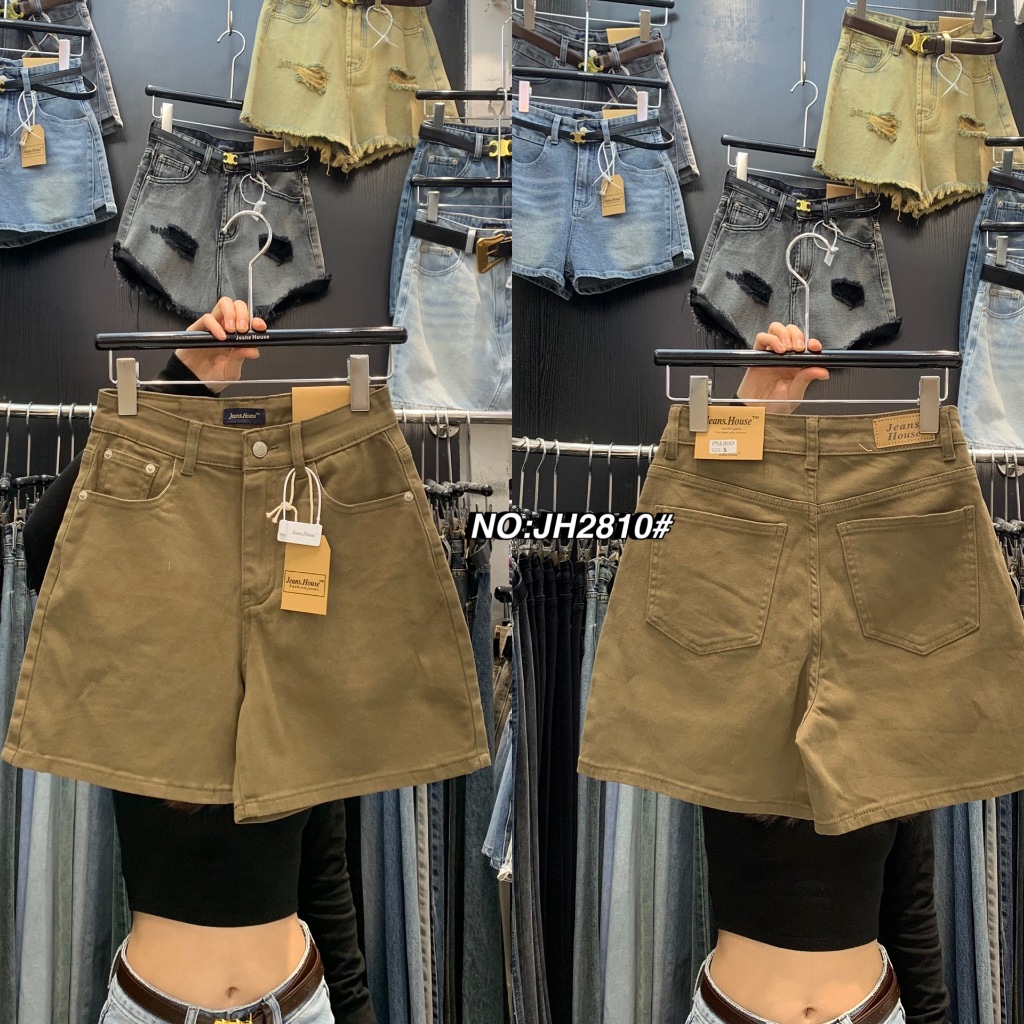 JH2810#  กางเกงยีนส์ทรง 3 ส่วน