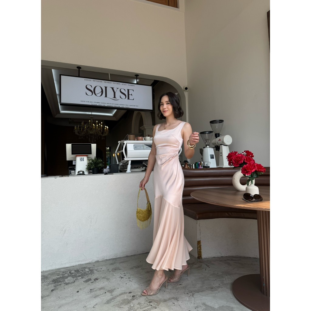 colourblockmatter - Barden Dress เดรสออกงาน เดรสไปงาน เดรสซาติน