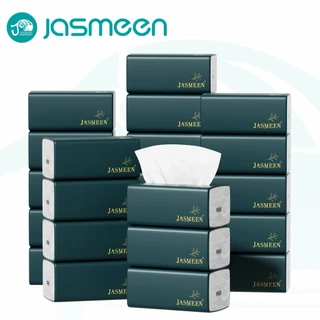 JASMEEN (1ลังมี 20) กระดาษทิชชู่ กระดาษชำระ กระดาษทิชชู่เช็ดหน้า ทิชชู่เช็ดมือ 1ห่อ420แผ่น 5ชั้นหนา