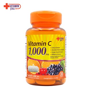 [1 ขวด] วิตามินซี 1000 มก. วิตามิน+ Vitamin C 1000 mg. Vitam…