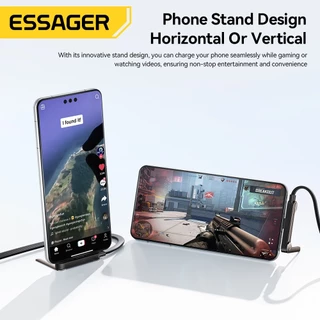 Essager 7A USB to Type C สายชาร์จเร็วสำหรับที่วางโทรศัพท์มือถือ 480Mbps