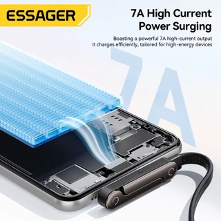 Essager 7A USB to Type C สายชาร์จเร็วสำหรับที่วางโทรศัพท์มือถือ 480Mbps