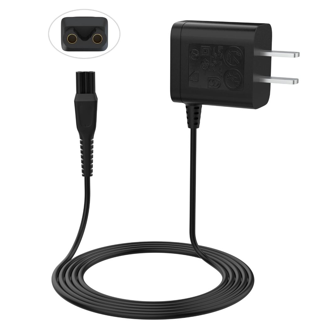 HQ8505 Compatible with Philips Shaver Charger 15V Power Cord Adapter Norelco 9000 3000 มีดโกนหนวด อะแดปเตอร์ชาร์จไฟ