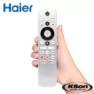 รีโมททีวี ไฮเออร์ มีสั่งการด้วยเสียง Haier TV Remote Control with Voice Control รุ่น HTR-U33G HE-V18