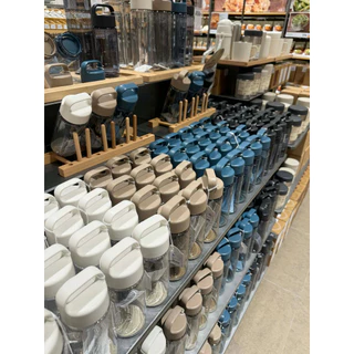 MUJI มูจิ ขวดน้ำ พกพา มีหูหิ้ว Easy-To-Carry Water Bottle With Scale 350 500 700 mL