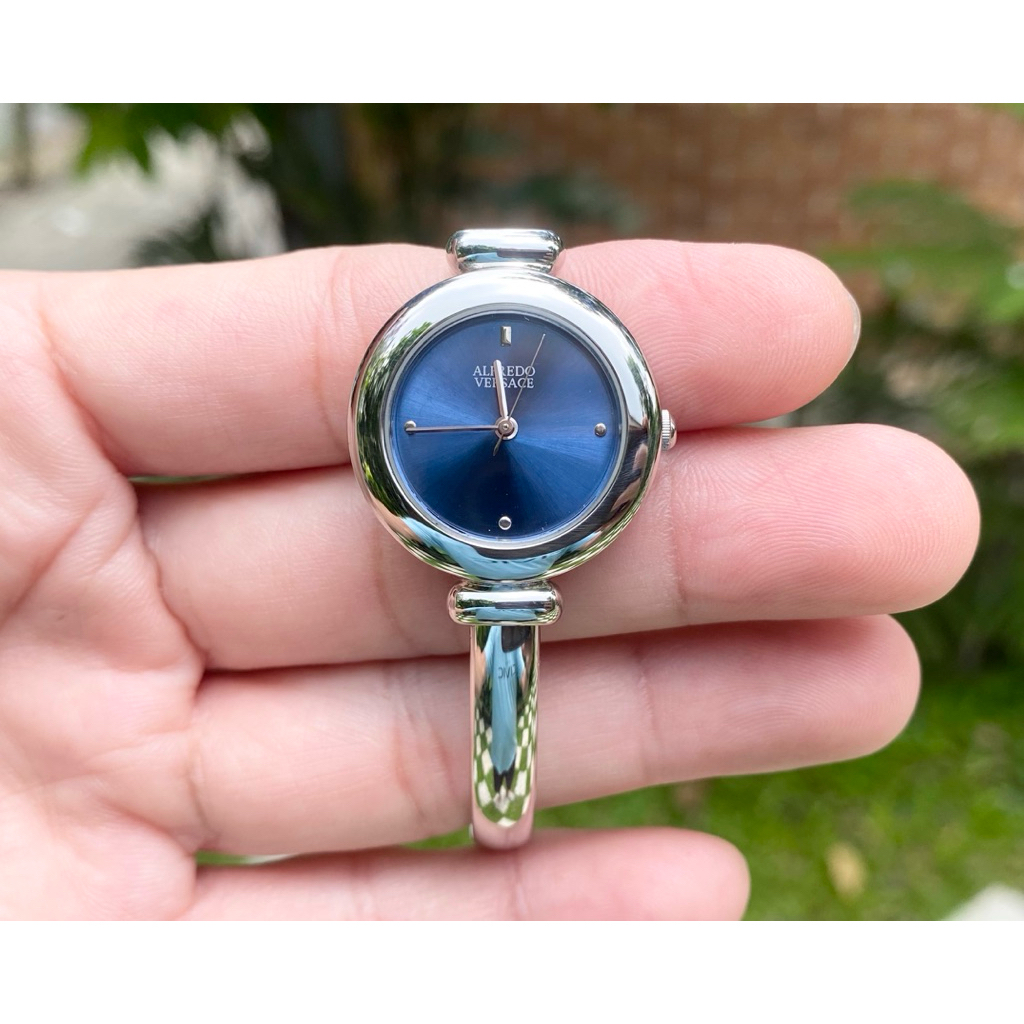 นาฬิกาAlfredo Versace Blue Dial Bangle style