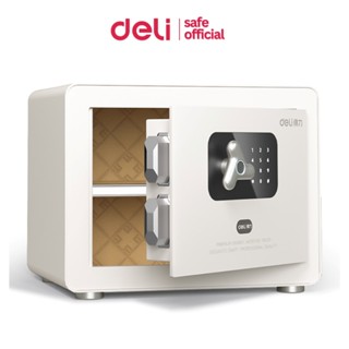 Deli ตู้เซฟ ตู้เซฟนิรภัย ระบบสแกนนิ้ว รับประกัน 1 ปี กันไฟ ใ…