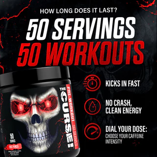JNX The Curse 50 servings, Pre workout, JNX, The curse