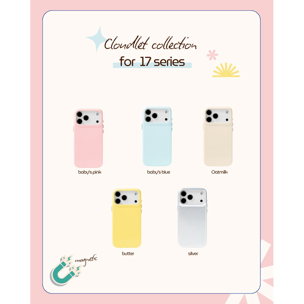 CLOUDLET collection (เคสแม่เหล็กแรงสูง magnetic🧲)