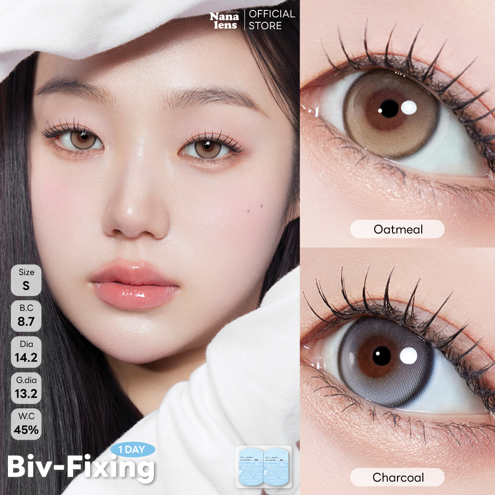 [รายวันแบ่งขาย] MYFiPN Biv 1 Day [Fixing Lens] #เลนส์ไม่หมุน G.dia13.2 (Size S) คอนแทคเลนส์รายวัน