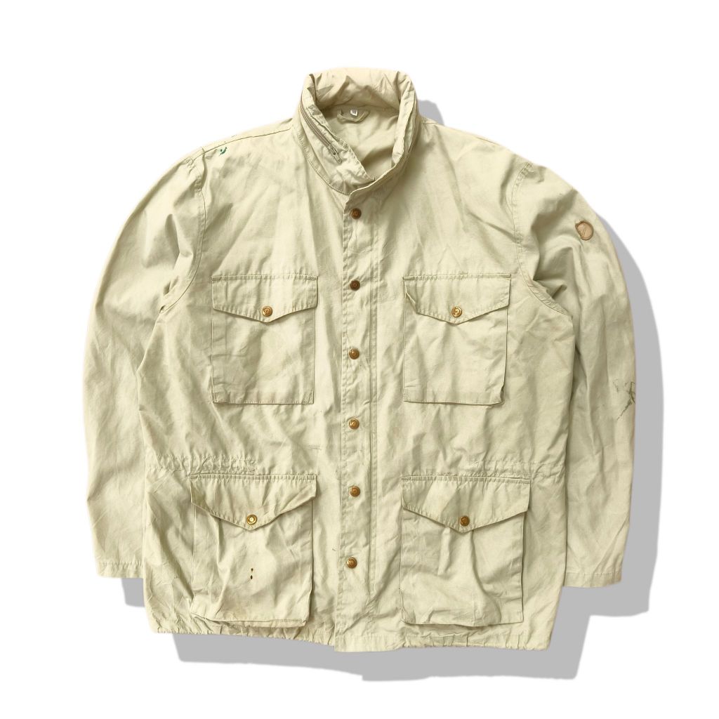 Fjallraven Safari Windbreaker Outdoor Hooded Jacket มือสอง รอบอก 56”