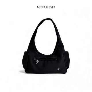 NF25036 NEFOUND กระเป๋าโฮโบรุ่น Ella bag หนังกลับ Premium