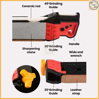หินลับมีด หินเพชร Diamond แบบพกพา Angle Guide 20องศา Knife Sharpener สำหรับมีดพับ มีดครัว มีดเดินป่า