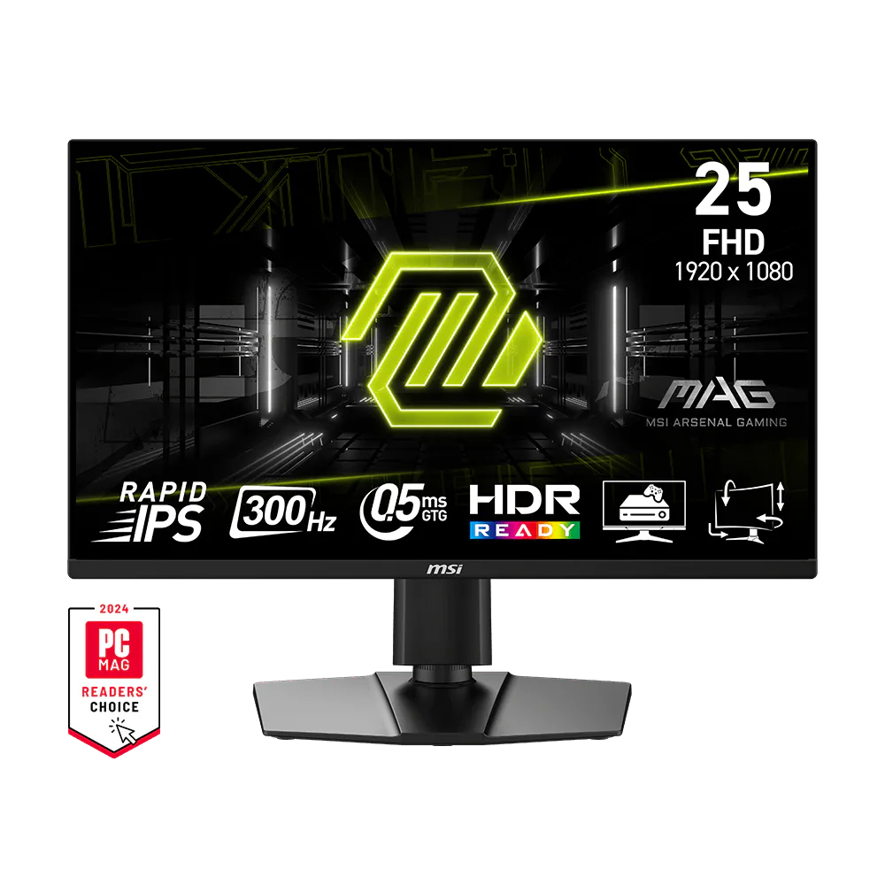 MSI IPS 24.5" MAG 255PXF FHD 300Hz Gaming Monitor