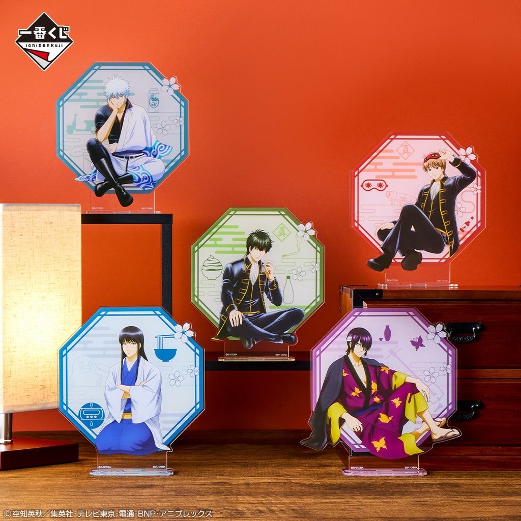 🏯(แท้/มือ1)🏯 สแตนดี้ อนิเมะ กินทามะ Ichiban Kuji Gintama - Kuji Is Exciting At Any Age - Big Acrylic Stand ลิขสิทธิ์แท้