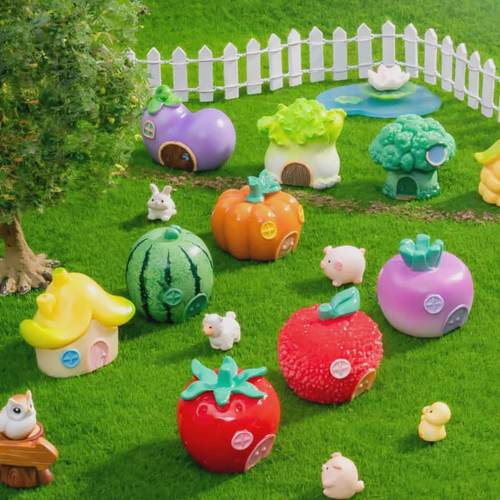 j413บ้านผลไม้จำลองของจิ๋วของเล่น