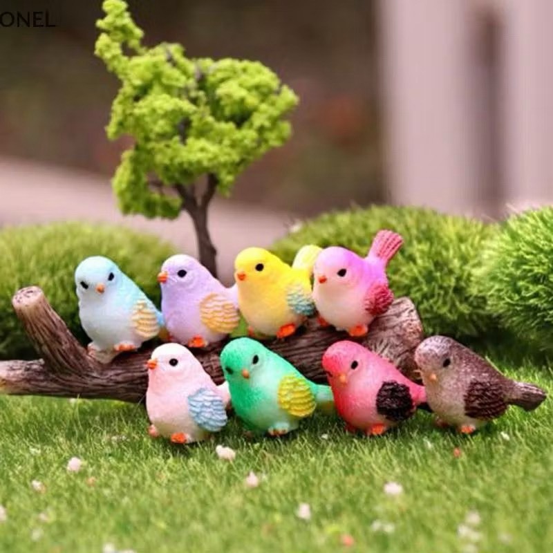 🦜พร้อมส่งในไทย🦜 น้องจิ๋วสีสด น่ารักมากก  🌈แบบคละตัว ราคาต่อ 1 ตัว