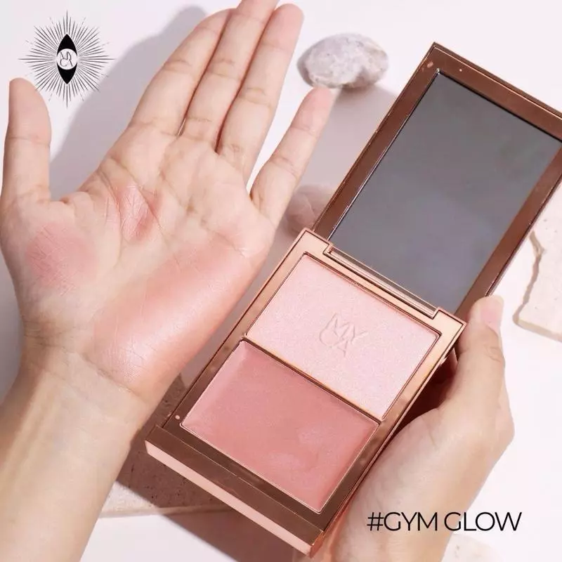 MYCA บลัชออน 2 เนื้อ ครีม/แมท รุ่น GLOW2GO BLUSH PALETTE thumbnail 7
