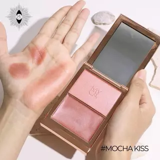 บลัชออน2เนื้อ(ครีม/แมท)ในตลับเดียว MYCA รุ่น GLOW2GO BLUSH PALETTE แต่งได้หลายลุค พกง่าย ให้ลุคโกลว์ธรรมชาติ