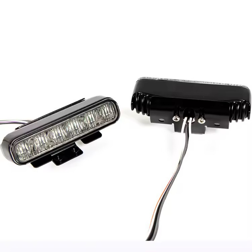 ION Series Solo(1ชิ้น) ไฟฉุกเฉิน รุ่น A8 สีแดง-น้ำเงิน ไฟไซเรน LED 6จุด อเนกประสงค์ ปรับสเต็ปได้รุ่น