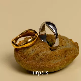 URPALS แหวน แหวนเกลี้ยง Stainless ชุบทอง18K ใส่ได้ทุกวัน แมทง่ายทุกลุค