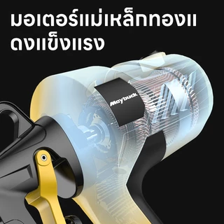 Maybuck กาพ่นสีไฟฟ้า 800 mL เครื่องพ่นสี สีทาบ้านภายใน ปรับได้ 3 โหมด รองรับของเหลวทุกชนิด