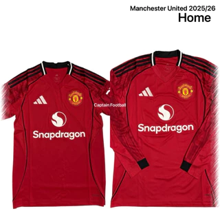 🔴⚪️ เสื้อทีมฟุตบอล แมนเชสเตอร์ ยูไนเต็ด 2025/26 HOME เกรดแฟนบอล